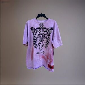 Skoot Apparel Problem Boy Shirt Pink Tie Dye Large
